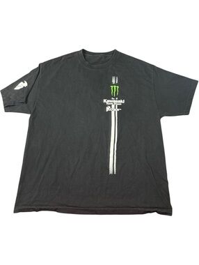 Kawasaki Team Green Monster Energy Y2K Motocross Tee